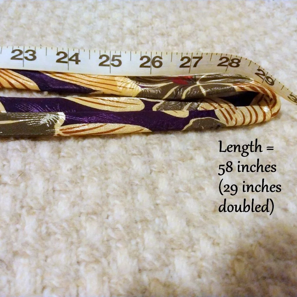 Cellini Vintage Tropical Hibiscus Tie • Bold Floral • Purple Gold Statement